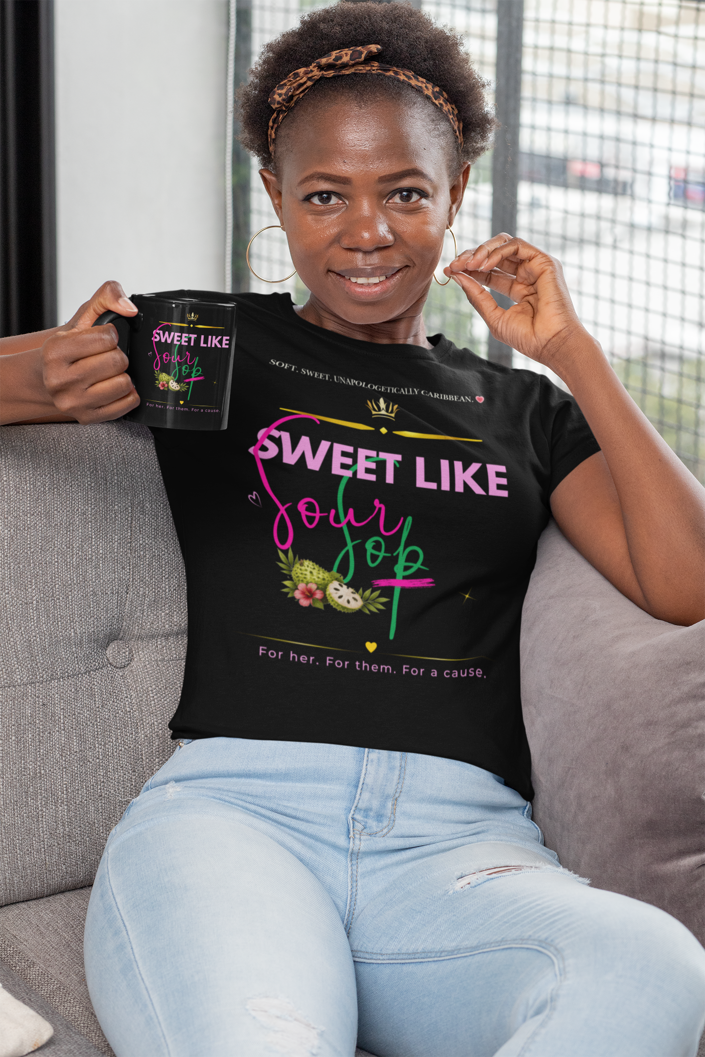 Sweet Like Sour Sop Tea— Breast Cancer Awareness Tee (Gardner’s House Fundraiser)