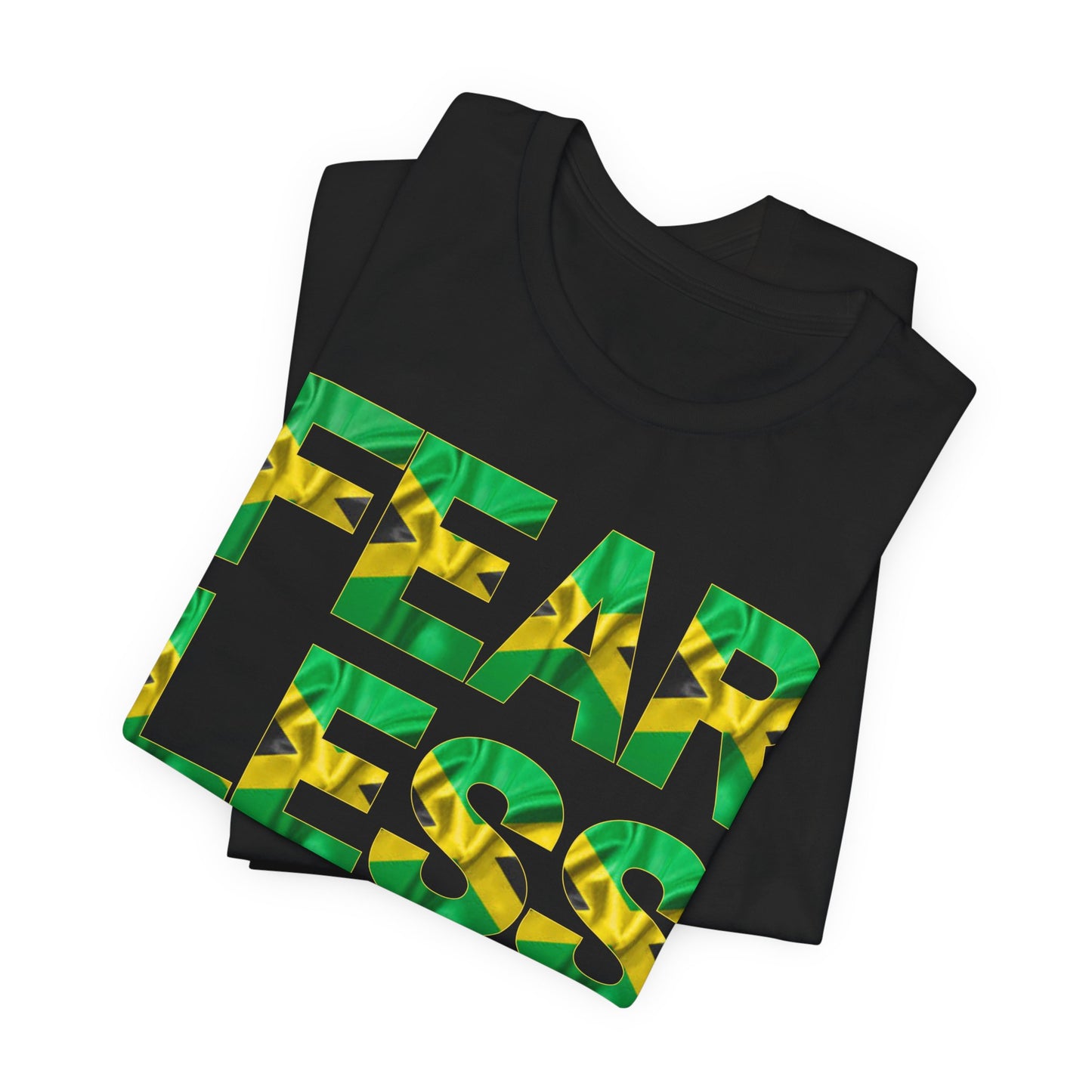 Fearless 876 Connect T-Shirt – Caribbean Pride Streetwear, Jamaica Flag Graphic Tee