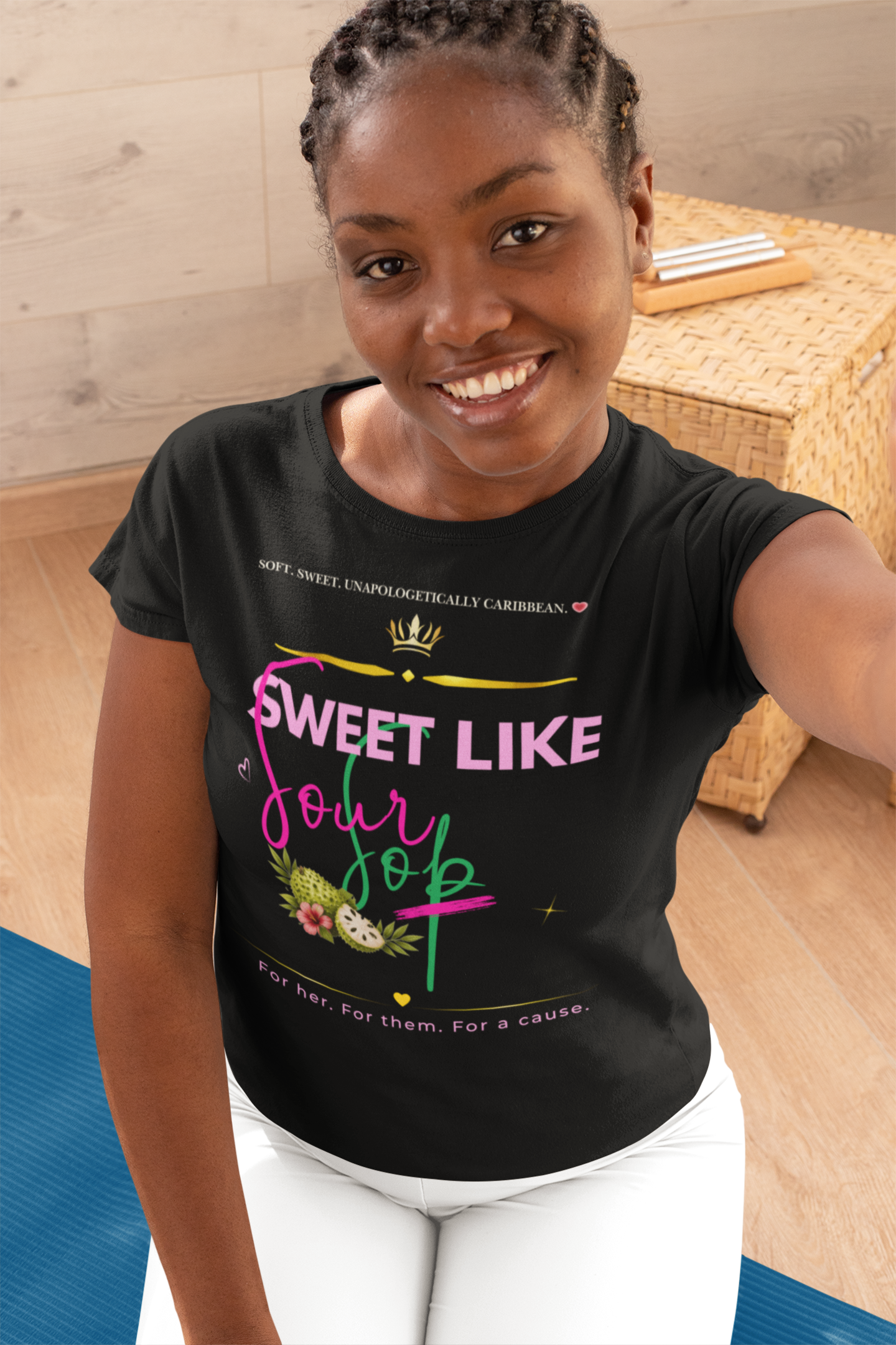 Sweet Like Sour Sop Tea— Breast Cancer Awareness Tee (Gardner’s House Fundraiser)